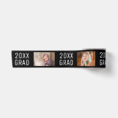 2026 Grad 3 Foto Collage op Zwart Satijnen Lint (Voorkant)