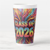 2026 Graduate Ribbons Mug Latte Mok (Voorkant)