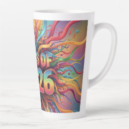 2026 Graduate Ribbons Mug Latte Mok