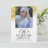 2026 Graduation Collage Party Script Stars Photo Kaart (Staand voorkant)