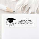 2026 Graduation Party Symbols Return Address Label (Insitu)