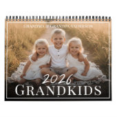 2026 Grandkids Make Life Grand Custom Photo  Kalender (Hoes)