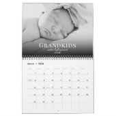 2026 Grandkids Make Life Grand Custom Photo  Kalender (Mar 2026)