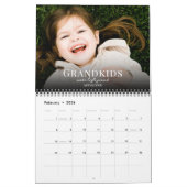 2026 Grandkids Make Life Grand Custom Photo  Kalender (Feb 2026)