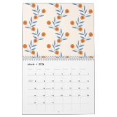 2026 Grandmillenial Pastel Floral Art Calendar Kalender (Mar 2026)