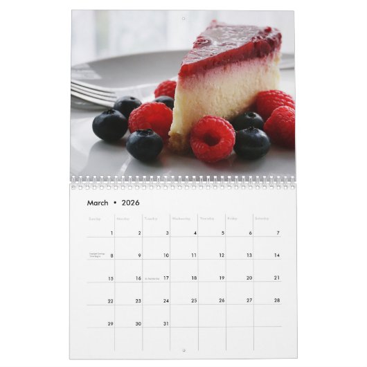 2026 Grappig gestresst is desserts achterstevoren  Kalender (Mar 2026)