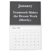 2026 Grappig Kantoor Team Leven Humor Kalender (Jan 2027)