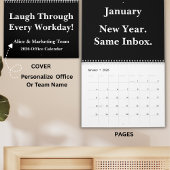 2026 Grappige Kantoor Muurkalender Kalender