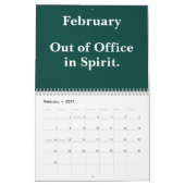 2026 Grappige Kantoor Sarcasme Citaten Kalender (Feb 2027)