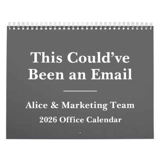 2026 Grappige Kantoorbed Madness Kalender (Hoes)