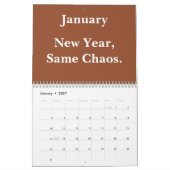 2026 Grappige kantoorpret het hele jaar door Kalender (Jan 2027)