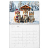 2026 Grappige katten in nette kleding en hoeden Kalender (Jan 2027)
