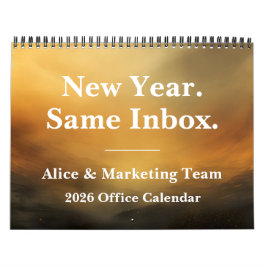 2026 Grappige Office Inbox Humor Kalender