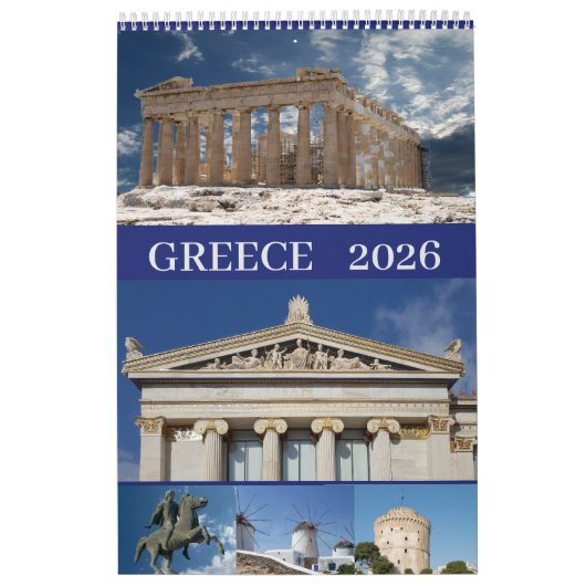 2026 Griekenland Kalender (Hoes)
