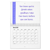 2026 Griekse Humor Kalender (Mar 2027)