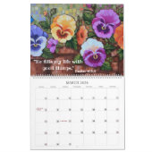 2026 Grow in Grace Inspirational Floral Calendar Kalender (Mar 2026)
