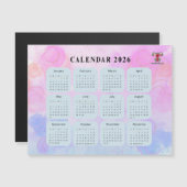 2026 Gynecology Calendar Magnet with Custom Logo (Voorkant / Achterkant)