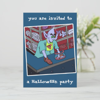 2026 HaLLowEEn-feest uitnodiging door dalDesignNZ