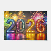 2026, Happy New Year Celebration, Deurmat (Voorkant)