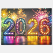 2026, Happy New Year Celebration, Magneet (Voorkant)