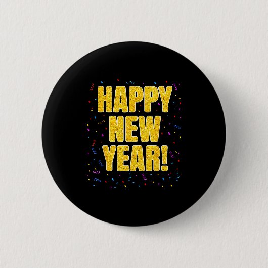 2026 Happy New Year Family Matching New Year Party Ronde Button 5,7 Cm (Voorkant)