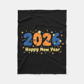 2026 Happy New Year Fireworks Celebration  Fleece Deken (Voorkant)