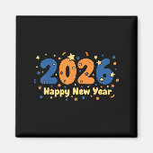 2026 Happy New Year Fireworks Celebration  Magneet (Voorkant)