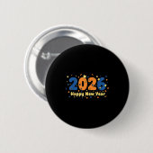 2026 Happy New Year Fireworks Celebration  Ronde Button 5,7 Cm (Voorkant /achterkant)