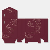 2026 Happy New Year Modern Classic Typography Bedankdoosjes (Ongevouwen)