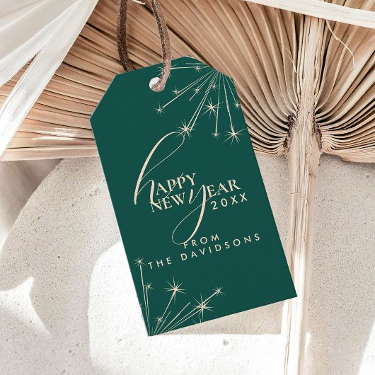 2026 Happy New Year Modern Festive Typography Cadeaulabel