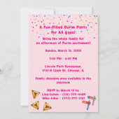 2026 Happy Purim Festival for All Ages Kaart (Achterkant)