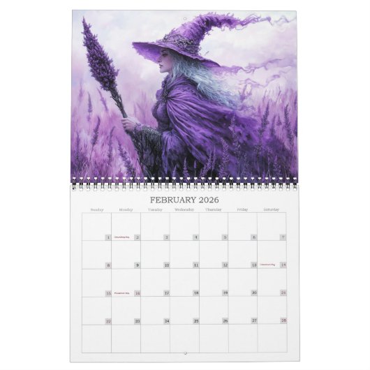 2026 Heksen Fantasy Art Kalender (Feb 2026)