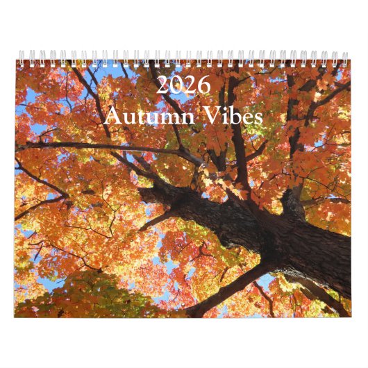2026 Herfststemming het hele jaar door Kalender (Hoes)