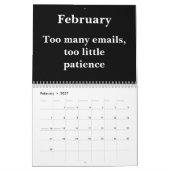 2026 Herkenbare Kantoor Muurkalender Kalender (Feb 2027)