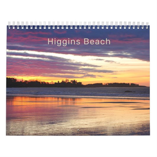 2026 Higgins Beach Maine Photography Calendar Kalender (Hoes)