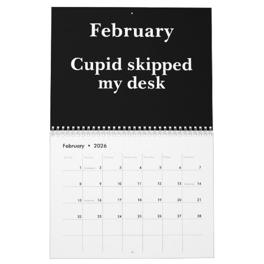 2026 Hilarious Office Wall Calendar Kalender (Feb 2026)