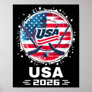 2026 Hockeyshirt voor mannen vrouwen kinderen Hock Poster