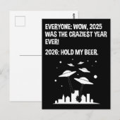 2026 Hold My Beer Briefkaart (Voorkant / Achterkant)