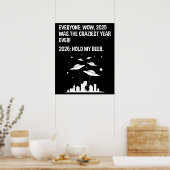 2026 Hold My Beer Poster (Keuken)