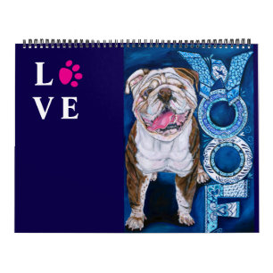 2026 Hond Artiest Serie Kleurrijke Kalender! Kalen Kalender