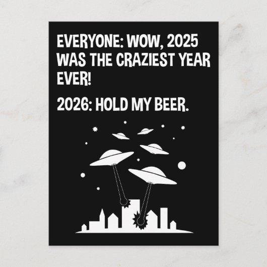 2026 Hou Mijn Bier Briefkaart (Voorkant)