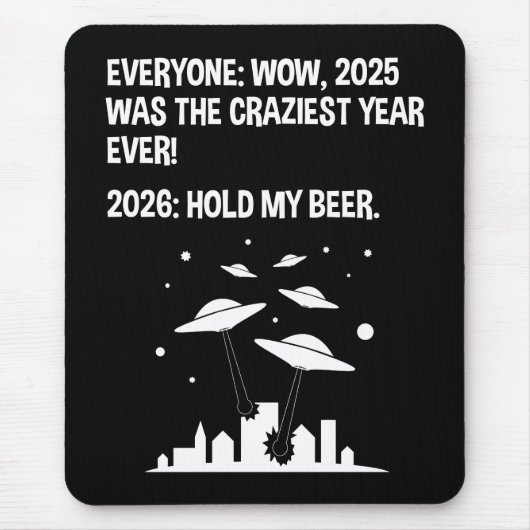 2026 Hou Mijn Bier Muismat (Voorkant)