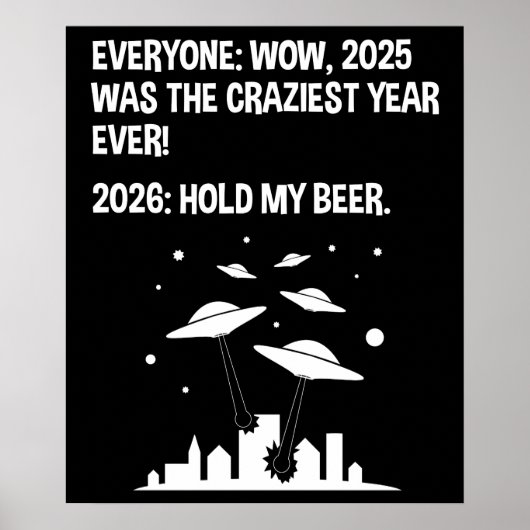 2026 Hou Mijn Bier Poster (Voorkant)