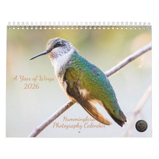 2026 Hummingbird Photography: A Year of Wings Kalender (Hoes)