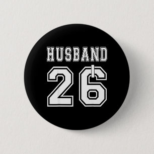 2026 Huwelijk Echtgenoot Echtgenote Overeenkomstig Ronde Button 5,7 Cm