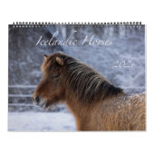 2026 Icelandic Horse Calendar Kalender (Hoes)
