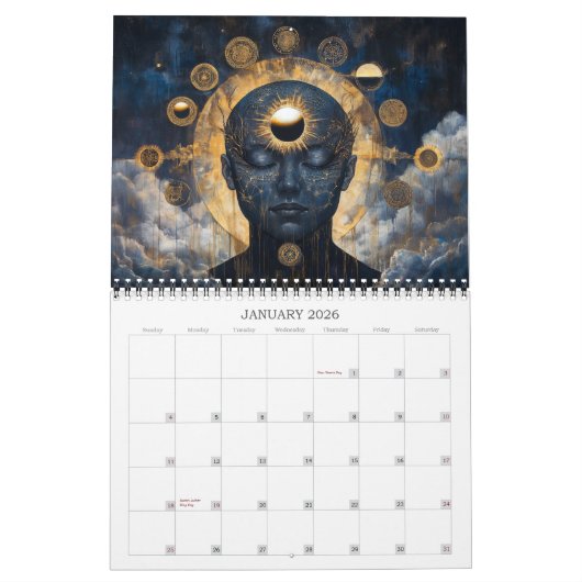 2026 Inner Alchemy Visionary Art Calendar Kalender (Jan 2026)