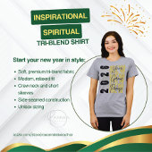 2026 Inspirerend Spiritueel Tri-Blend Shirt