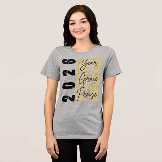 2026 Inspirerend Spiritueel Tri-Blend Shirt (Voorkant volledig)