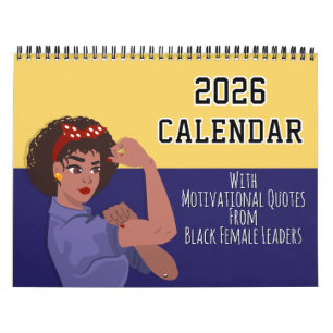 2026 Inspirerende Citaten Zwarte Meisjes Magie Kalender